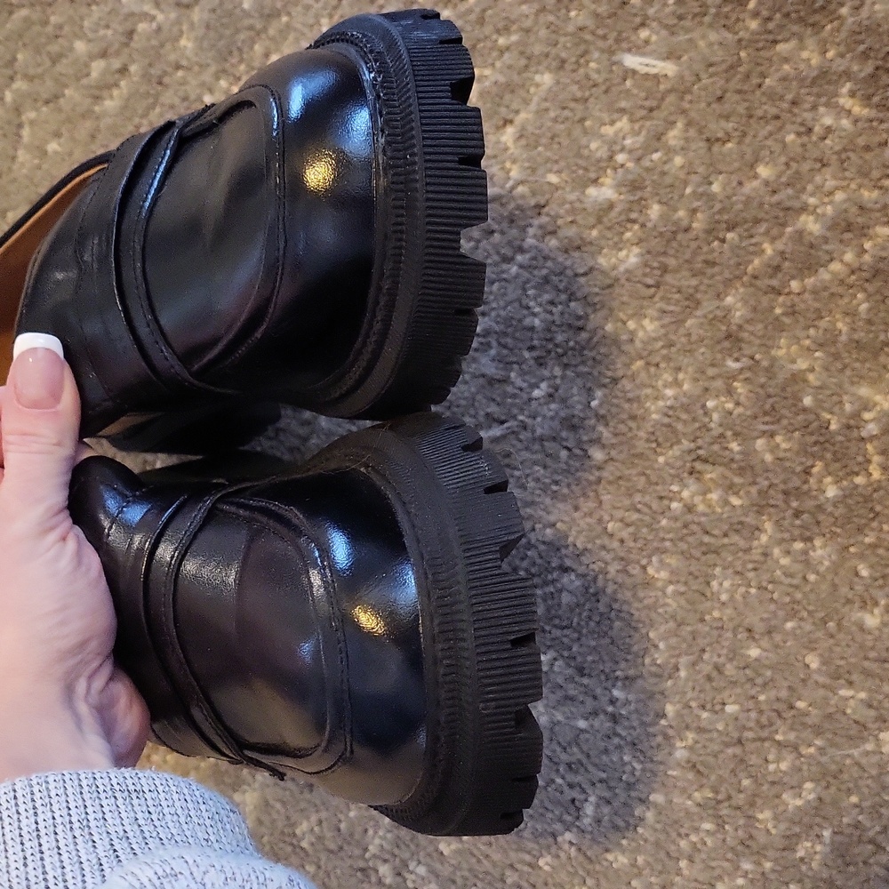 Black Chunky Loafer - Picture 8 of 11